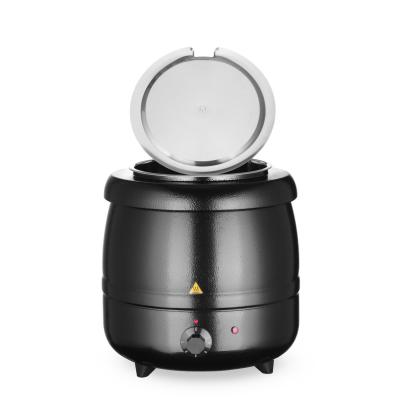 Konvice na polévku, HENDI, Kitchen Line, 8L, Černá, 230V/400W, ⌀330x(H)363mm | 860083